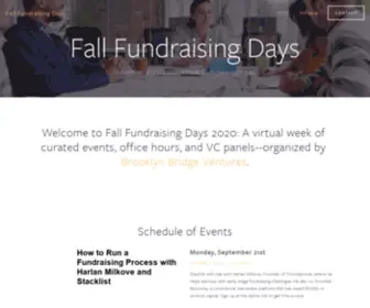 Fallfundraisingdays.com(Fall Fundraising Days) Screenshot