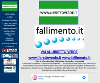 Fallimento.it(Www.librettoverde.it ) Screenshot