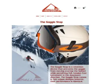 Fallinesports.com(Falline Sports Goggle Retention System) Screenshot