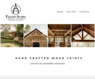 Fallingacorn.com(Falling Acorn Timber Framing) Screenshot