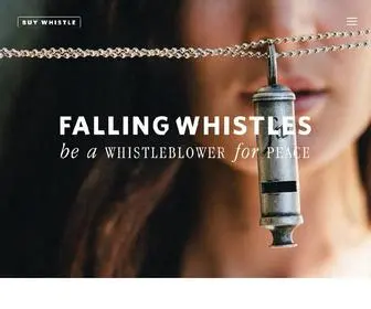Fallingwhistles.com(Falling Whistles) Screenshot