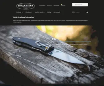 Fallkniven.com(Fällkniven) Screenshot