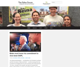 Fallonforum.com(Progressive voices from the Heartland) Screenshot