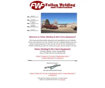 Fallonwelding.com(Welding and Fabrication) Screenshot