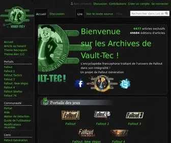 Fallout-Wiki.com(Les Archives de Vault) Screenshot