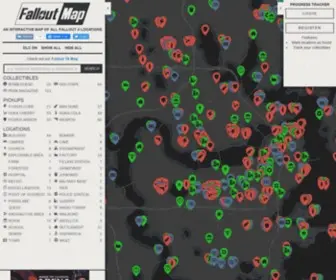 Fallout4Map.com(Fallout 4 Map) Screenshot
