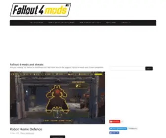 Fallout4Mods.net(Fallout 4 mods and Cheats) Screenshot