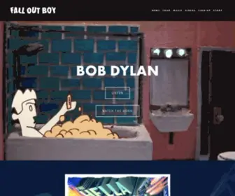 Falloutboyrock.com(Fall Out Boy) Screenshot