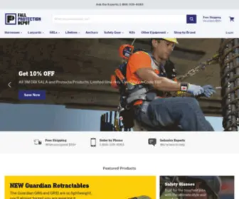 Fallprotectiondepot.com(FREE Shipping Over $99.00. Shop industry leading brands) Screenshot