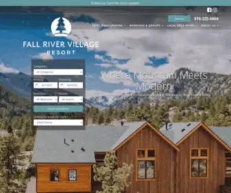 Fallrivervillage.com(Estes Park Vacation Rentals) Screenshot