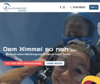Fallschirmsport-Damme.de(Fallschirmsport) Screenshot