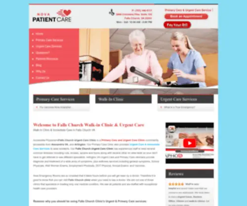 Fallschurchclinic.com(Our walk) Screenshot