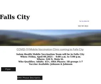 Fallscityoregon.gov(City of Falls City) Screenshot