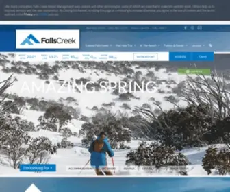 Fallscreek.com.au(Summer) Screenshot