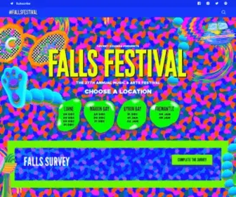 Fallsfestival.com(Falls Festival 2019/20) Screenshot
