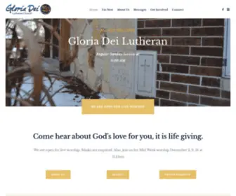Fallsgloriadei.com(Gloria Dei Lutheran Church in Menomonee Falls) Screenshot
