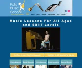 Fallsmusicschool.com(Music Lessons) Screenshot