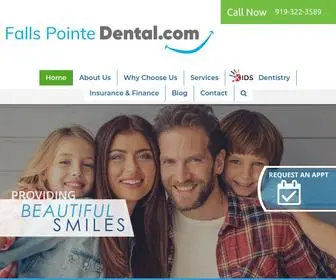 Fallspointedental.com(Falls Pointe Dentistry) Screenshot