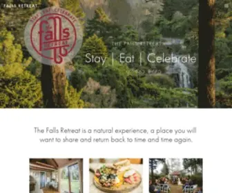 Fallsretreat.co.nz(The Falls Retreat) Screenshot