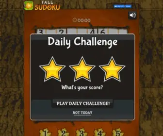 Fallsudoku.com(Fall Sudoku) Screenshot