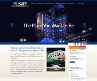 Fallsviewcasinoresort.com Screenshot