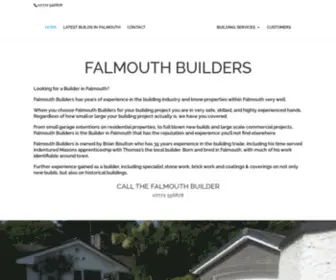 Falmouthbuilders.co.uk(Builder in Falmouth) Screenshot