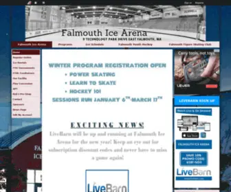 Falmouthicearena.com(Falmouth Ice Arena) Screenshot