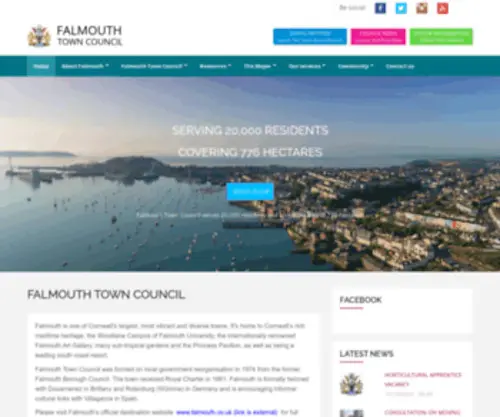 Falmouthtowncouncil.co.uk(Falmouth Town Council) Screenshot