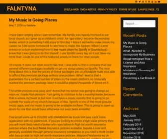 Falntyna.com(Insurance Agents) Screenshot