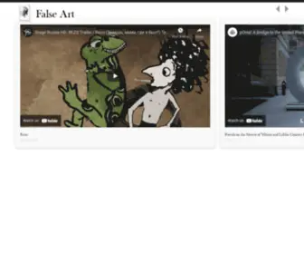 Falseart.com(False Art) Screenshot