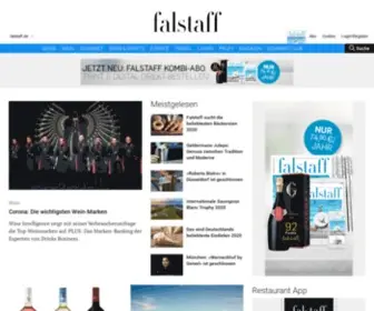 Falstaff.de(Ihr Ratgeber für Genuss & Wein) Screenshot