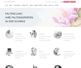 Faltenclinic.ch(Faltenclinic) Screenshot