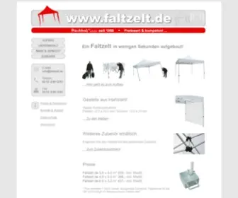 Faltzelt.de(Faltzelt) Screenshot