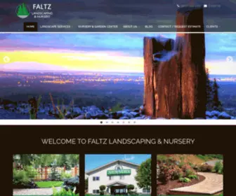 Faltzland.com(Faltz Landscaping and Plant Nursery) Screenshot