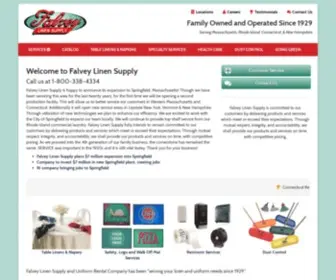 Falveylinen.com(Uniform Rental Company) Screenshot