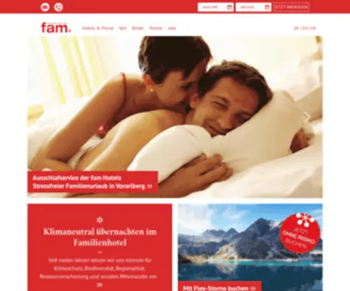 Fam-Hotels.com(Fam Hotels) Screenshot