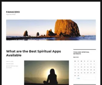 Famacero.com(Yoga to the World) Screenshot