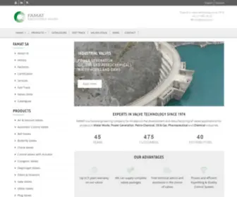 Famat.com(Engineered Valves) Screenshot