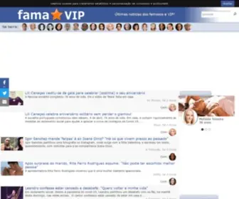 Famavip.com(As últimas notícias sobre famosos e VIPs) Screenshot