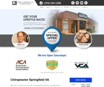 Famchirospringfield.com(New Patient Special) Screenshot