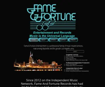 Fameandfortuneent.com(fameandfortuneent) Screenshot