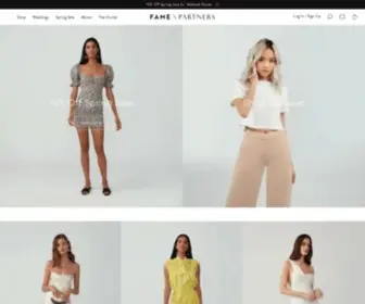 Fameandpartners.com(Custom Made Clothing) Screenshot