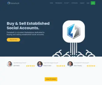 Famebolt.com(Buy and Sell Instagram Accounts) Screenshot