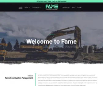 FameconstructionmGMT.com(Fame Construction Management) Screenshot