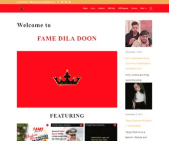 Famediladoon.com(FAME DILA DOON) Screenshot