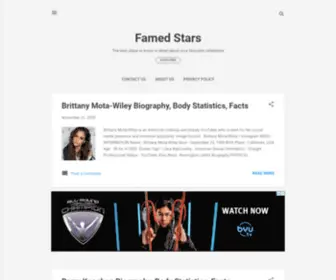 Famedstars.com(Famed Stars) Screenshot