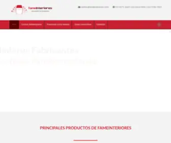 Fameinteriores.com(Fameinteriores México) Screenshot