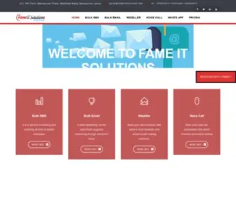 Fameitsolutions.com(Bulk SMS API Provider) Screenshot