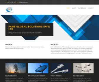 Famelk.com(Fame Global Solutions) Screenshot