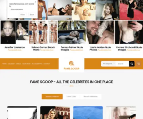 Famescoop.com(Famescoop) Screenshot